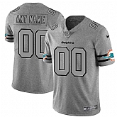 Nike Dolphins Customized 2019 Gray Gridiron Gray Vapor Untouchable Limited Jersey,baseball caps,new era cap wholesale,wholesale hats